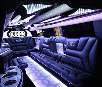 Amazing LED interior of the 2019 Audi Limousine